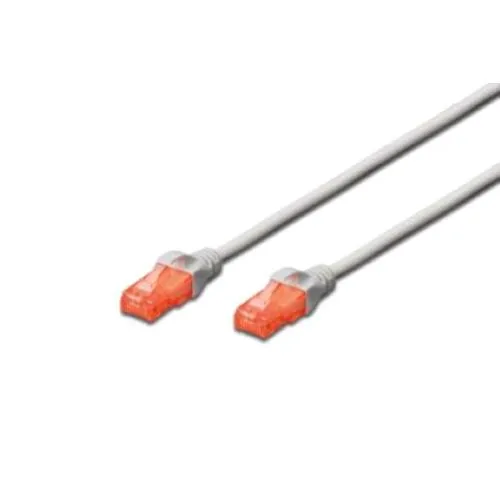Digitus DK1612030 Cavo di Rete UTP Cat 6 Non Schermato 3m Grigio