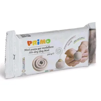 Primo Pasta da Modellare Panetto da 500 g Giallo Pastello