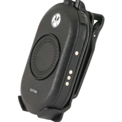 Motorola CLPE446 Walkie Talkie 8 Canali con Caricabatterie e Auricolare Nero