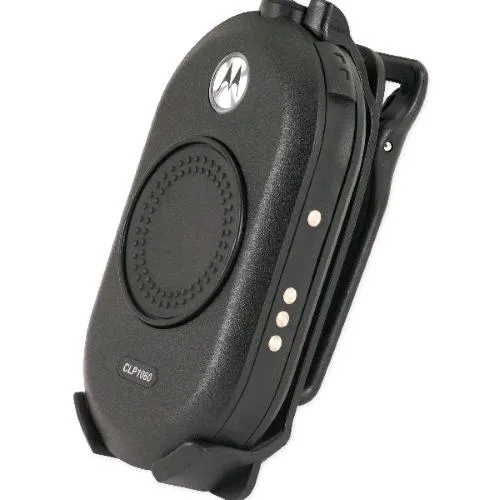 Motorola CLPE446 Walkie Talkie 8 Canali con Caricabatterie e Auricolare Nero