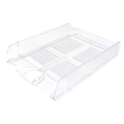 ARDA Vaschetta Portacorrispondenza Fondo Forato in PS MM 60X260X340 A4 Trasparente