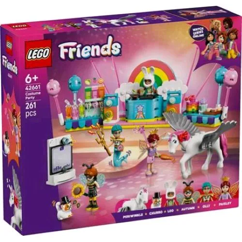 LEGO Friends Party in Costume Unicorno e Fatina con 4 Minin Doll e Accessori