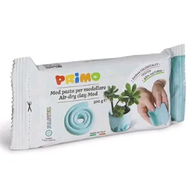 Primo Pasta da Modellare Panetto da 500 g Verde Pastello