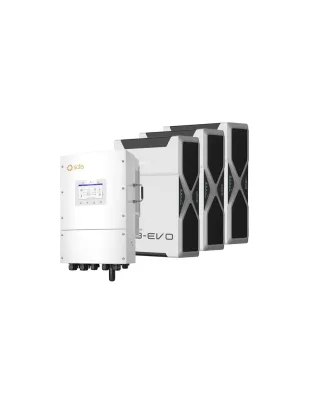 Sistema di accumulo trifase inverter 15kW Solis LV batteria al litio 15.66kWh Weco EVO 5k3