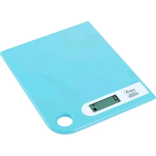 Ardes AR1PA1/Z Ral Bilancia da Cucina Digitale Ultra Slim Modern Style con Foro Passante per Appenderla Peso Max 5 kg Acciaio/ Verde