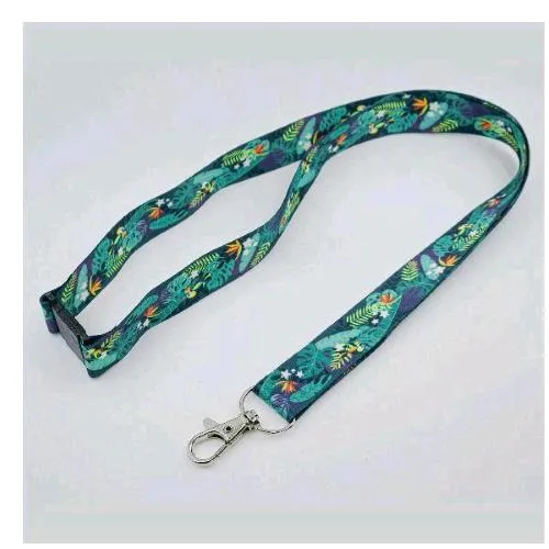 Avery Cordoncino Tropicale in Tessuto Riciclato 44X2 cm Gancio e Moschettone di Sicurezza Conf 10 Pz.