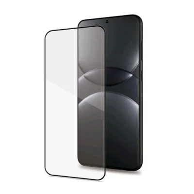 Celly Samsung Galaxy A26 5G Proteggi Schermo in Vetro Temperato Trasparente con Bordo Colorato Nero
