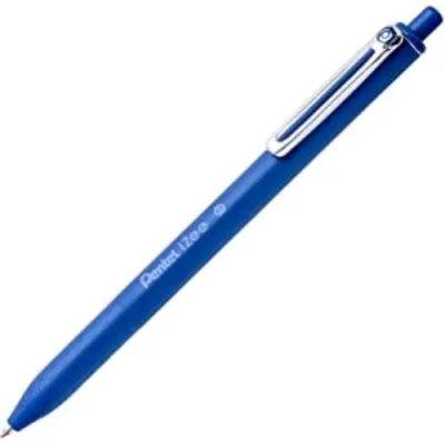 Pentel Izee Penna a Sfera a Scatto Punta Conica 0.7 mm Inchiostro Blu Conf 12 Pz.