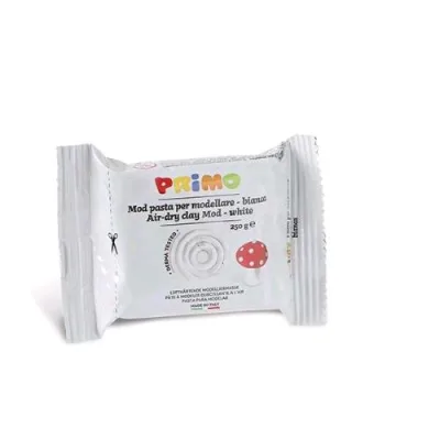 Primo Pasta per Modellare Panetto da 250 g Bianco