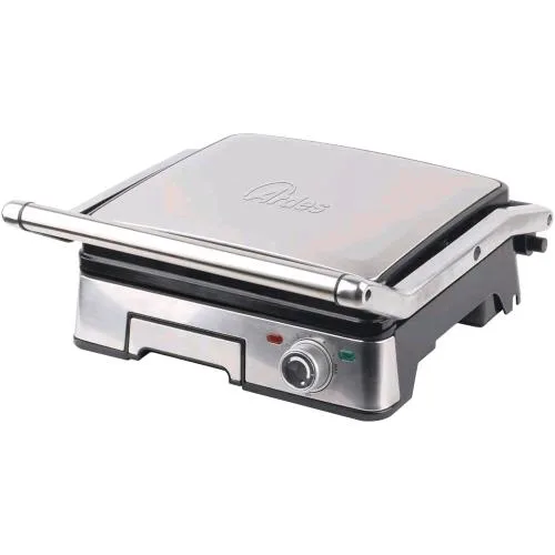 Ardes AR1S40 Bistecchiera Elettrica Professionale con Piastre Grandi Antiaderenti Removibili 1.800 W 5 Livelli di Temperatura