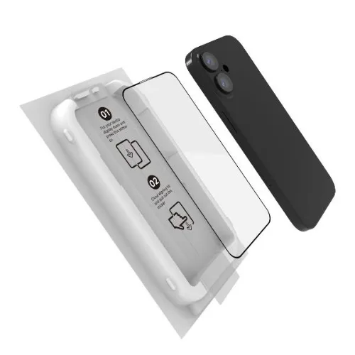 Celly Apple iPHONE 17 Glass Kit Vetro Protettivo 9H Spessore Solo 0.3mm con Applicatore Autoallineante