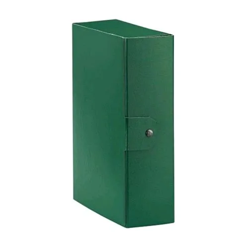 Brefiocart Cartelle Porta Progetto in Presspan con Bottoni 250X350 mm Dorso 12 cm Col. Verde Conf 5 Pz.