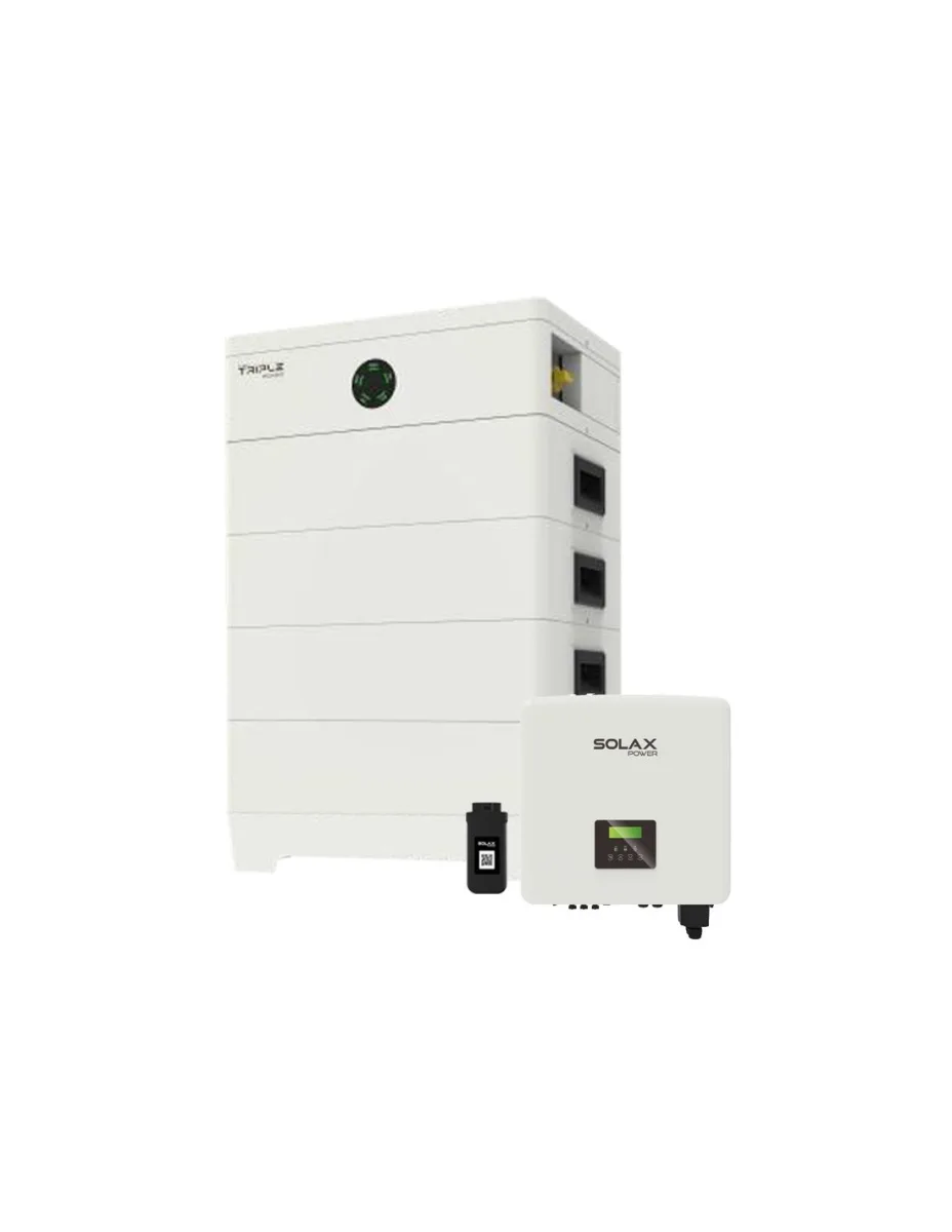 Sistema di accumulo trifase inverter 8kW batteria al litio 14.4KWh TP-HS36 Solax Power
