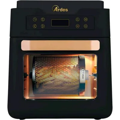 Ardes Eldorada XXL Friggitrice Ad Aria + Fornetto Elettrico 12 l Air Fryer per Friggere e Cuocere Senza Olio Programmi Automatici Max Temperatura 200 Gradi
