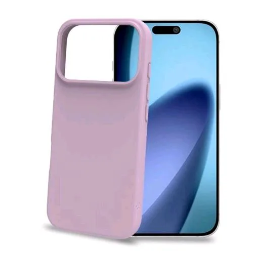 Celly Apple iPHONE 17 Pro Cover in Morbido Tpu con Finitura Soft Touch Rosa