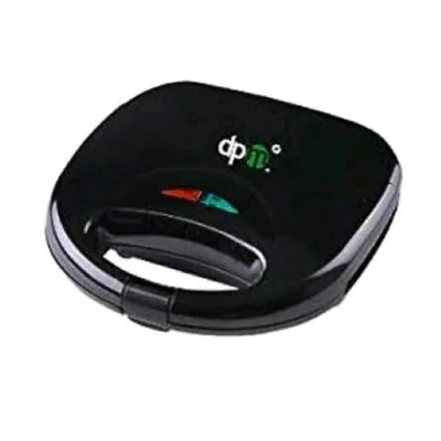 DPM TXS083A Speed Bite Piastra Elettrica 2 Fette 750W Fondo Antiaderente Nero