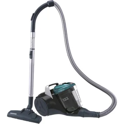 Hoover BR31PET 011 Aspirapolvere a Traino Senza Sacco 700W Filtro Hepa Tubo Telescopico Tecnologia Ciclonica con Accessori Nero