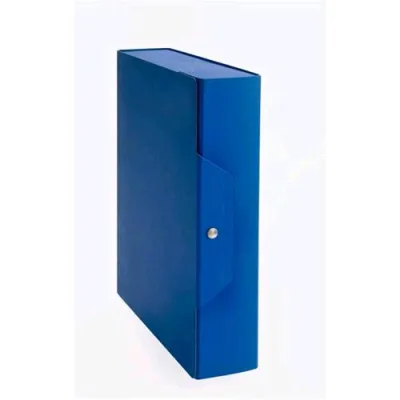 Brefiocart Cartelle Porta Progetto in Presspan con Bottoni 250X350 mm Dorso 2 cm Col. Blu Conf 5 Pz.