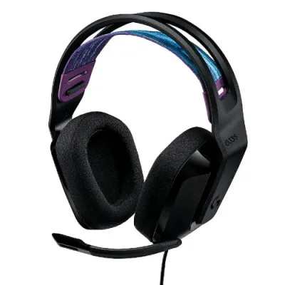 Logitech G335 Cuffia Gaming con Microfono Cablata Jack 3.5 mm Colore Nero