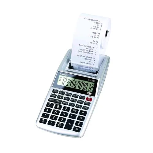 Canon P1-Dtsc II Calcolatrice Portatile con Rullo di Carta