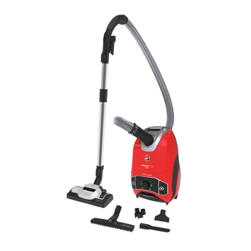 Hoover H-Energy 700 Aspirapolvere a Cilindro con Sacchetto Epa 5L Spazzola Parquet 850W Rosso