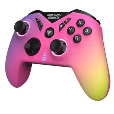 Dragon Nebula Pro Nebula Ultimate Candy Controller Wireless RGB per Nintendo Switch, PC, Android e PS3
