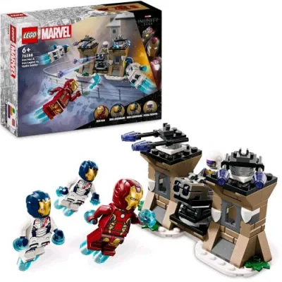 LEGO Marvel Iron Man e Legione di Ferro VS Soldato Hydra con 4 Minifigure