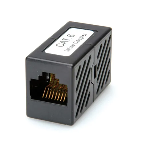 COUPLER CAT.6 RJ45 UTP F/F NERO