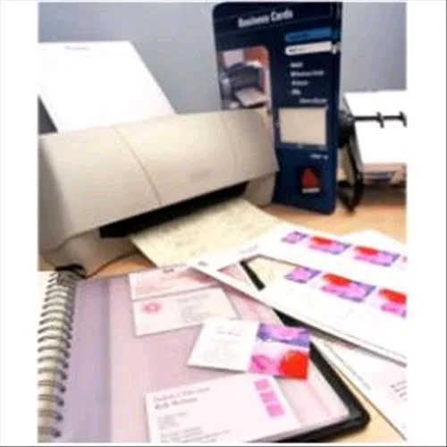 Avery-Zweckform C32015-25 Conf 200 Bigliettini da Visita 84X54 mm per Stampanti Inkjet 260 g/M2 Bianco Opaco