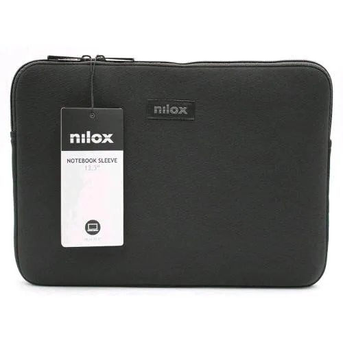 Nilox Sleeve Custodia per Notebook da 13.3" in Neoprene Nero