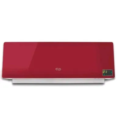 ARGO Chic Berry Termoventilatore Ceramico a Parete in Vetro Temperato 2.000 W con Display e Telecomando Colore Ciliegio