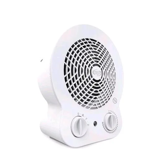 ARGO Dori Ice Termoventilatore Elettrico con Resistenza a Filo 2000W con Ventilazione Estiva Bianco