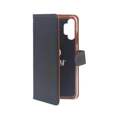 Celly Samsung Galaxy A32 5G Wally Case Custodia a Portafoglio Nera