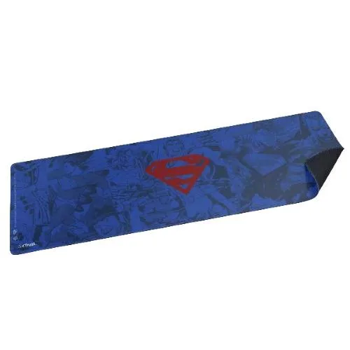 Trust GXT759SM XXL Mousepad Superman Tappeto Proteggi Scrivania Desk Pad 900 mm x 430mm Blu/Rosso