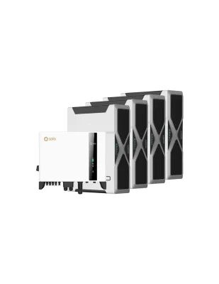 Sistema di accumulo trifase inverter 10kW Solis batteria al litio 20.88kWh Weco EVO 5k3