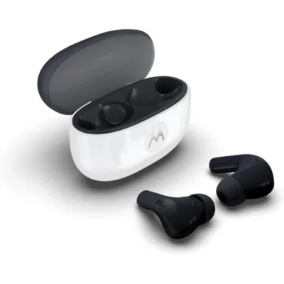 Motorola Moto Buds 2 Auricolari Wireless Bluetooth ANC in-Ear Musica e Chiamate Idrorepellente IP54/IPX2 Pantone Carbon