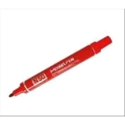 Pentel N50 Punta Marcatore Permanente Rosso Punta Conica 4.30 mm Conf 12 Pz.