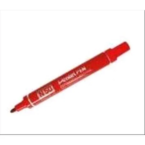 Pentel N50 Punta Marcatore Permanente Rosso Punta Conica 4.30 mm Conf 12 Pz.