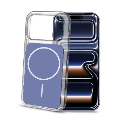 Celly Apple iPHONE 17 Pro Cover Sottile Bordi Trasparenti Magsafe Blue