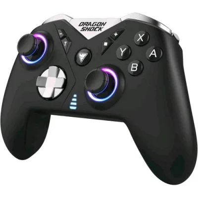 Dragon Shock Nebula Pro Nintendo Switch Controller Wireless RGB 4 Pulsanti Posteriori Programmabili Black