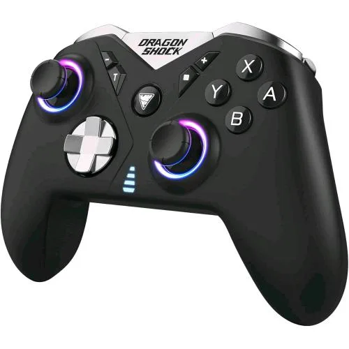 Dragon Shock Nebula Pro Nintendo Switch Controller Wireless RGB 4 Pulsanti Posteriori Programmabili Black