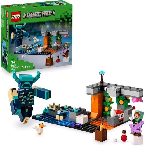LEGO Minecraft L'incontro con il Sorvegliante con Minifigure del Ranger Silente e Mob Snodabile