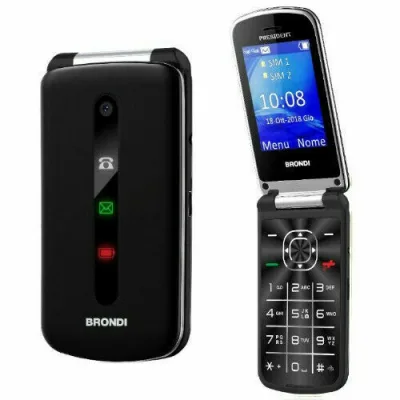 Brondi President Dual SIM 3" Clamshell 32GB Italia Black