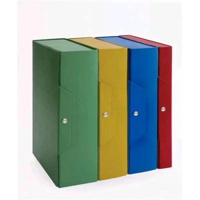 Brefiocart Cartelle Portaprogetti C/Bott D10 MM110X350X250 Col. Giallo Conf 5 Pz.