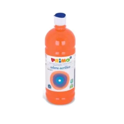 Primo Tempera Acrilica Flacone da 1000 ml Arancione