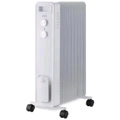 Argoclima Radiatore Ad Olio 2000W 9 Elementi 3 Livelli di Calore Bianco
