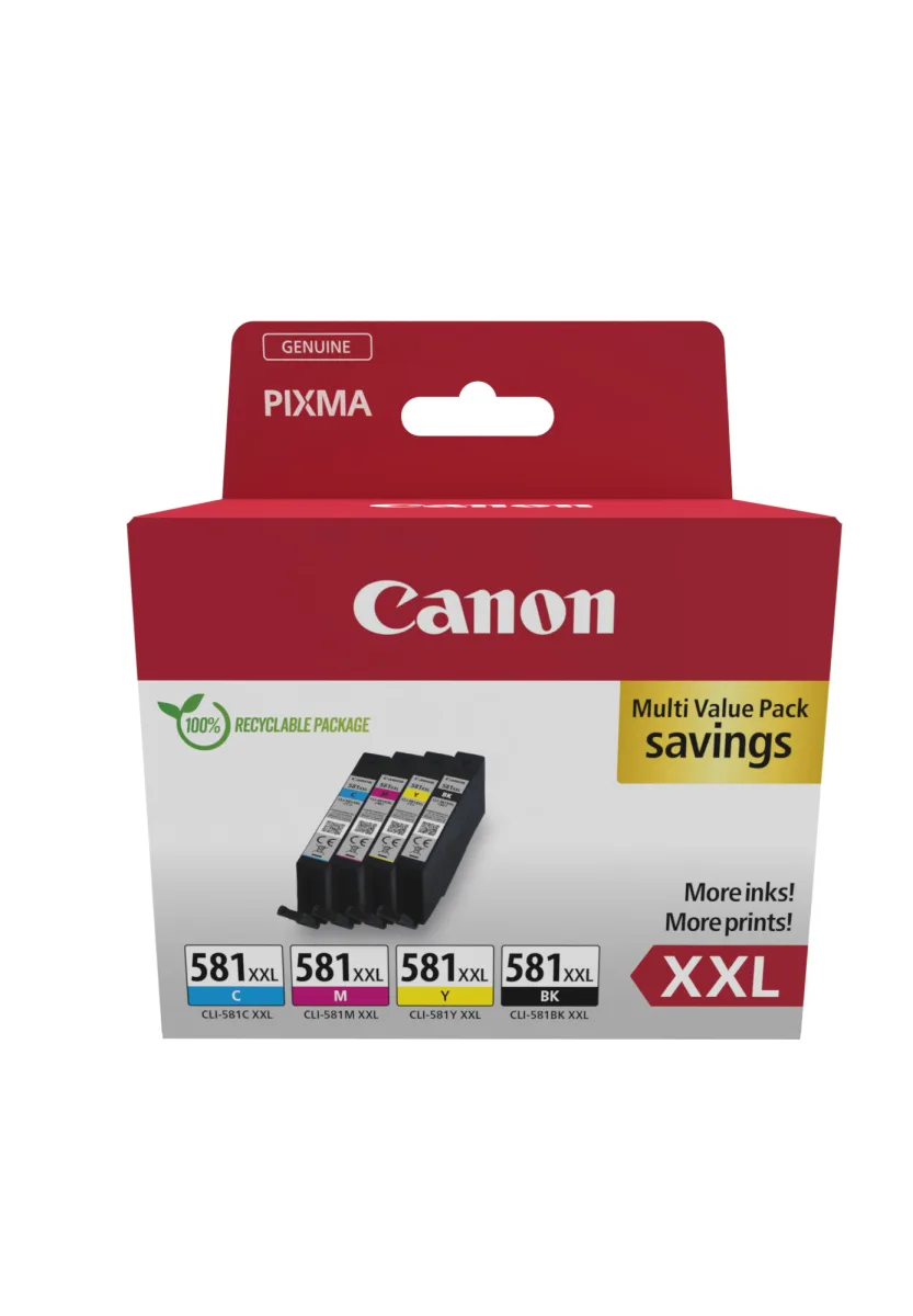 INK CANON CLI581XXL MULTIPACK CMYK PIXMA TS 6150