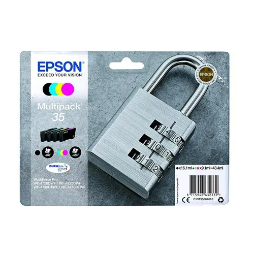 Epson Multipack 35 Cartucce Ink Ner + Ciano + Magenta + Giallo