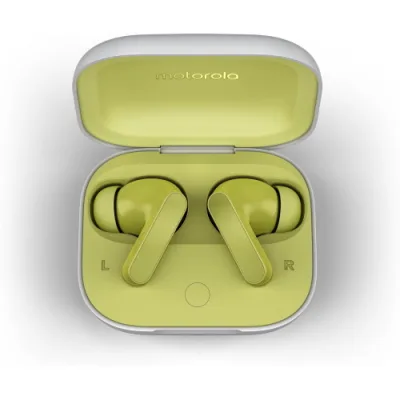 Motorola Moto Buds Cuffie Wireless Bluetooth in-Ear Crystaltalk ai Chiamate/Musica/Sport Green