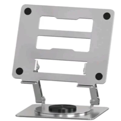 Nilox Supporto Stand per Notebook/Tablet 10"-16" Girevole 360 Gradi Ragolabile in Altezza Acciaio